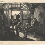 Shi Lu (1919–1982), Peasant’s Home in Northern Shaanxi, ca. 1938-1949.